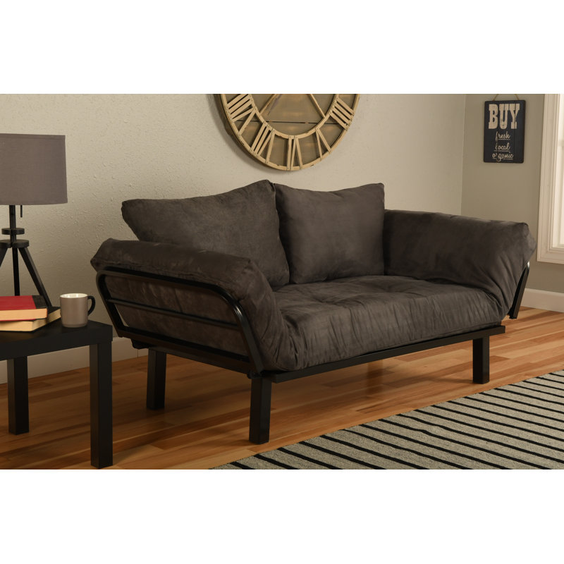 Ebern Designs Everett Twin 32 Loose Back Futon And Mattress