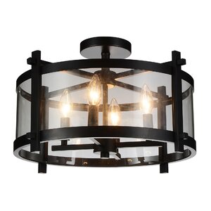 Sierra 4-Light LED Semi Flush Mount