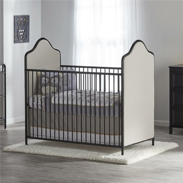 black wrought iron crib