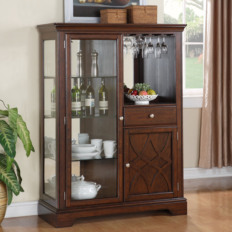 Three Posts Blue Hills Lighted China Cabinet Reviews Wayfair Blue Hills Lighted China Cabinet