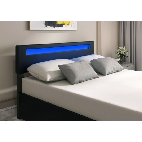 Orren Ellis Adjustable LED Headboard | Wayfair.ca