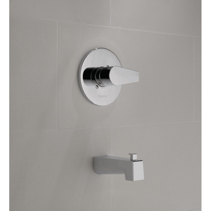 Peerless Faucets Xander Single Handle Wall Mounted Tub Spout With Diverter Wayfair