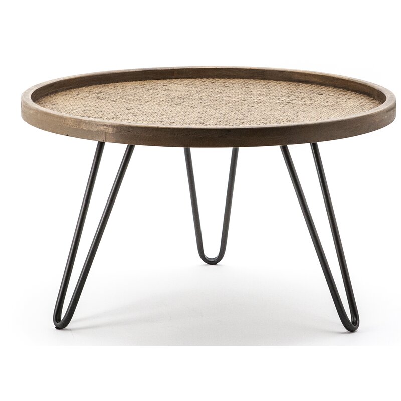 round coffee table hairpin legs