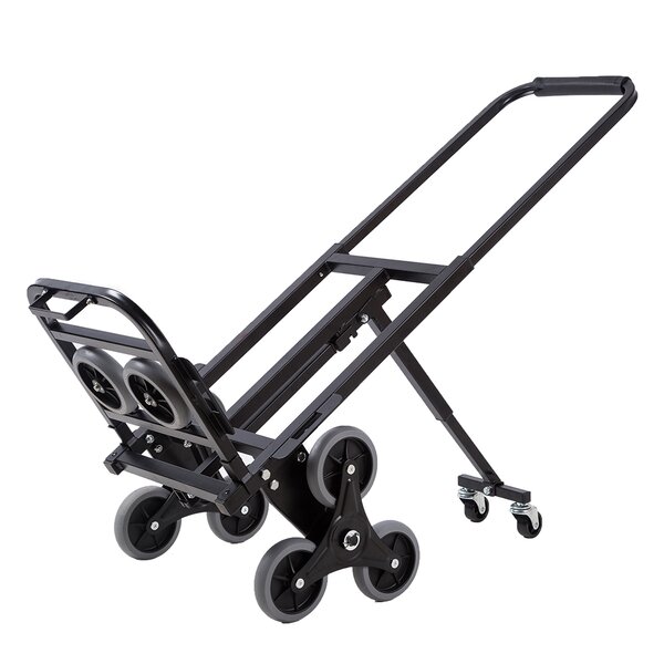 Easily Lift Heavy Items Up and Down Steps Mount-It Portable Dolly for Stairs 3 Wheel Stair Climbing Cart Holds 330 Pounds and Smoothly Rolls on Variety of Surfaces Stair Climbing Dolly