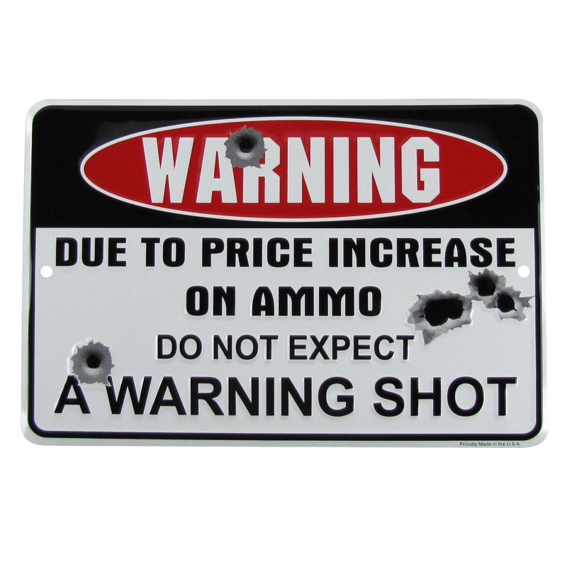 Funny Work Place Kitchen Beware of the Kids Novelty Metal Door Wall Sign