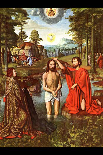 Buyenlarge Baptism Of Christ By Jacques Louis David Painting