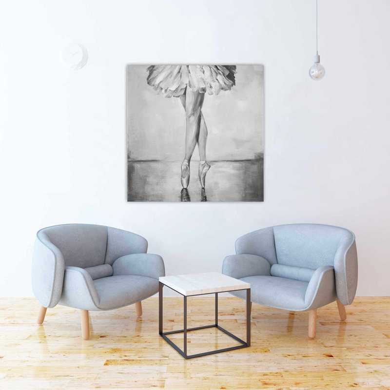 House Of Hampton Ballerina Classic Steps Oil Painting Print On