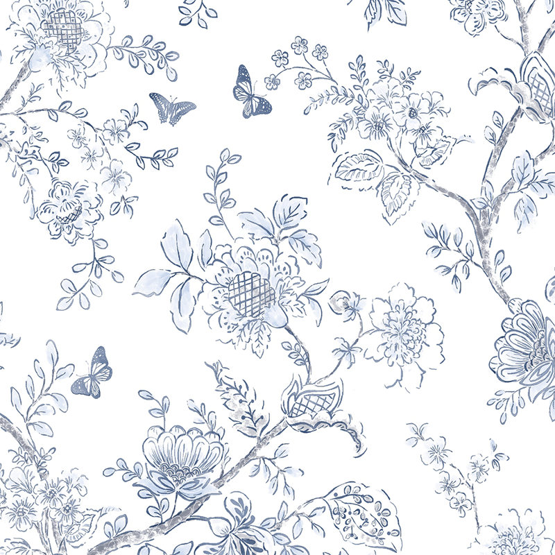Ophelia Co Jonathon Butterfly Toile 33 X 20 5 Wallpaper Roll Reviews Wayfair Find & download free graphic resources for light blue background. jonathon butterfly toile 33 x 20 5 wallpaper roll
