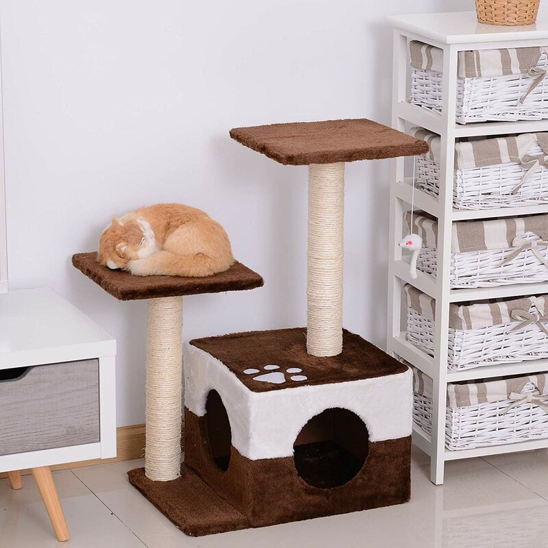 Pawhut 26.5cm Cat Tree & Reviews | Wayfair.ie