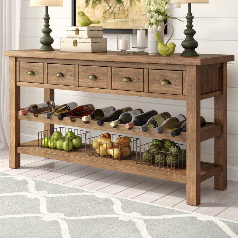 Lark Manor Saint Andre 12 Bottle Tabletop Wine Rack 60 Wide 5