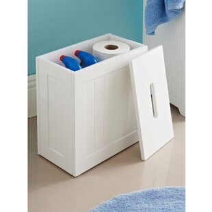 Bathroom Organizer Box HWD 10x35x17cm Relaxdays Small Storage Bin PP 3 Compartments Black 