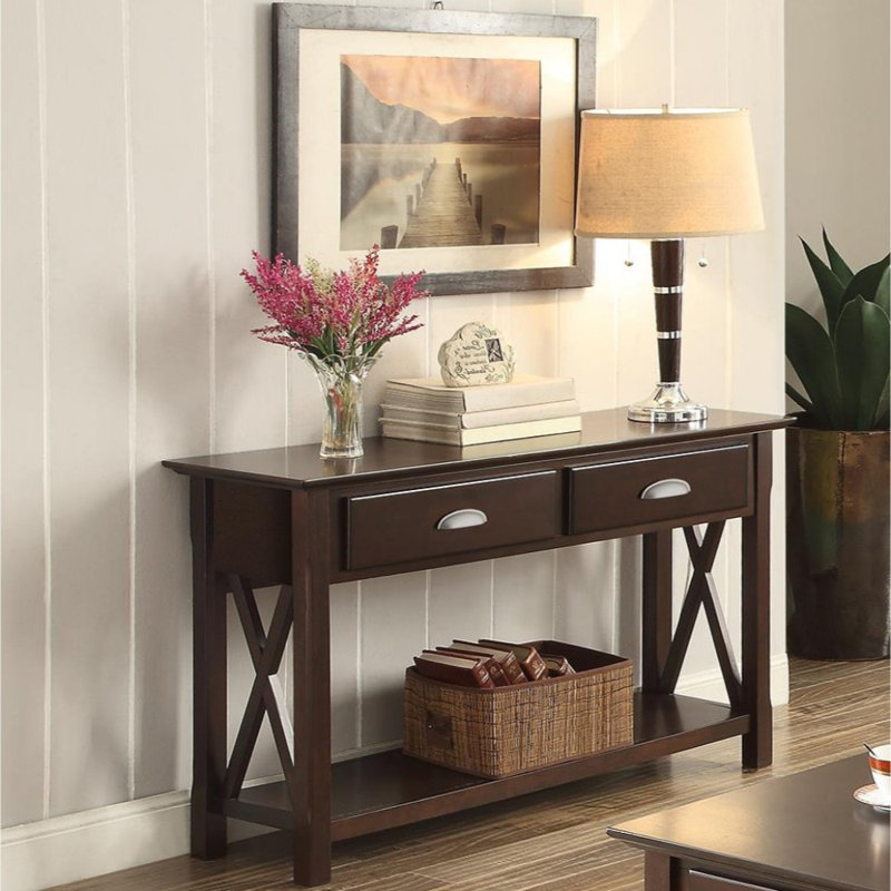 Winston Porter Parker Transitional Console Table Wayfair Parker Transitional Console Table