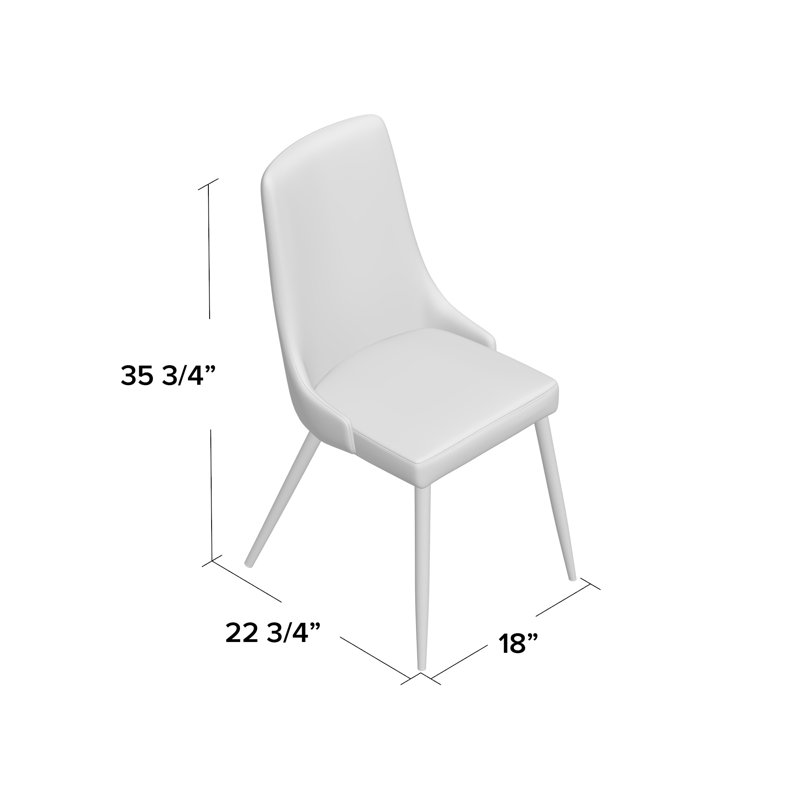 Allmodern Aldina Upholstered Dining Chair Reviews Wayfair