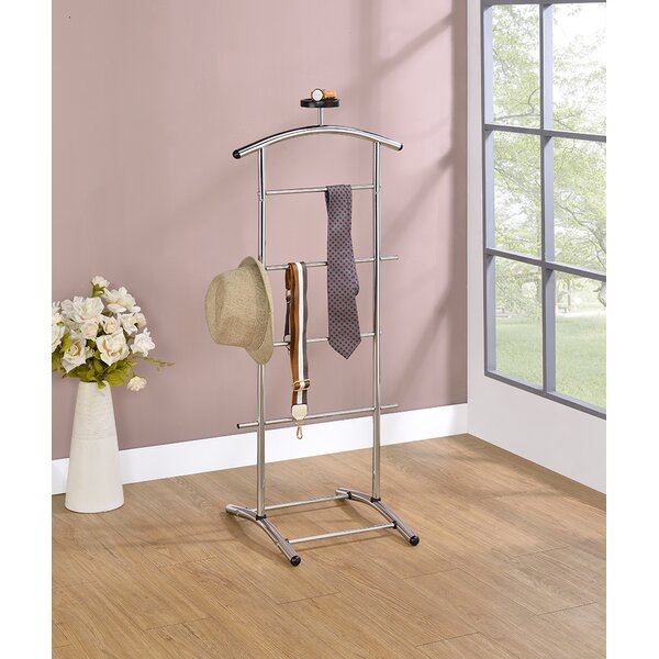 Costumer Clothing Display Stand Clothes Rose Gold Butler Valet 72" Garment 