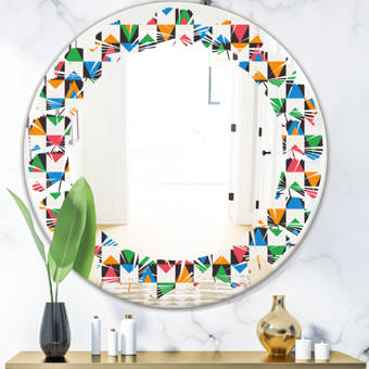 Canora Grey Shults Decorative Metal Country Wall Mirror