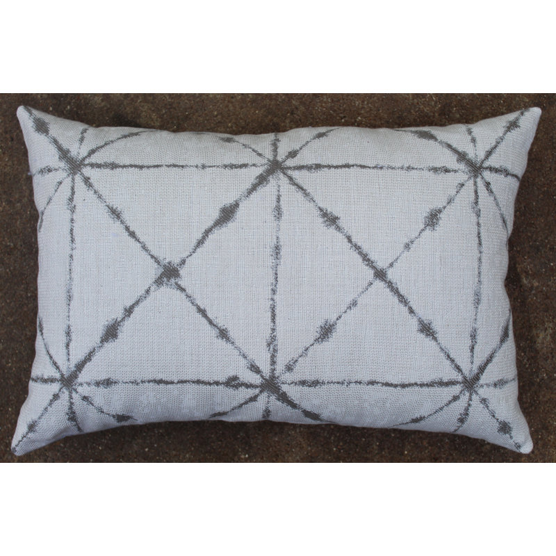 The Fabric Shoppe Anya Sunbrella Indoor Outdoor Geometric Lumbar Pillow Perigold