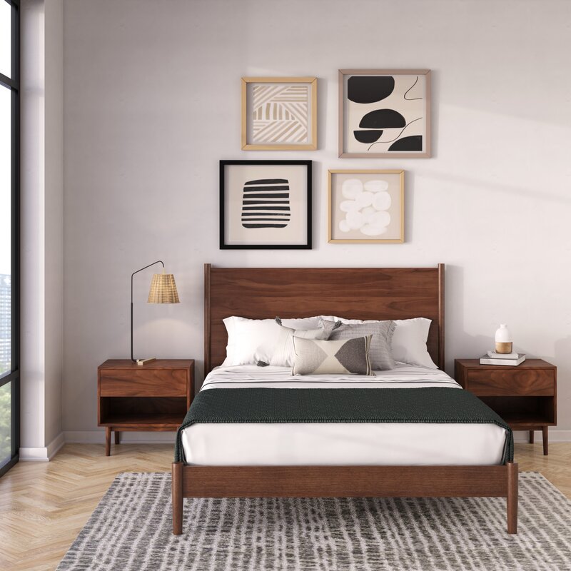 Grandy Solid Wood Platform 3 Piece Bedroom Set | AllModern