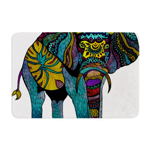 Pom Graphic Design Elephant of Namibia Color Memory Foam Bath Rug