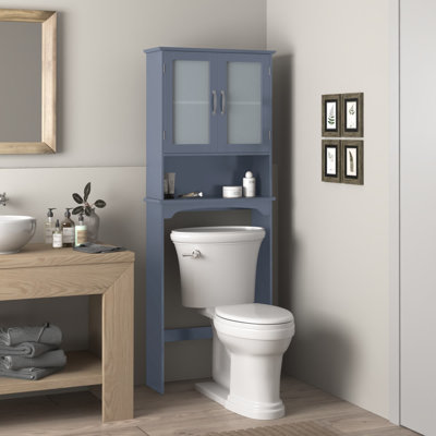 amboy 25'' w x 66'' h x 9'' d over-the-toilet storage