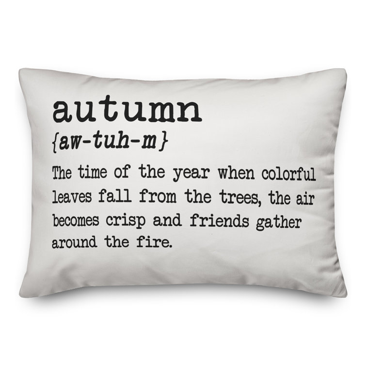 autumn lumbar pillow
