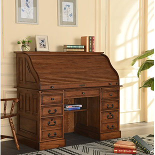 Go to store & view more images Solid Wood Secretary Desk by Chelsea Home