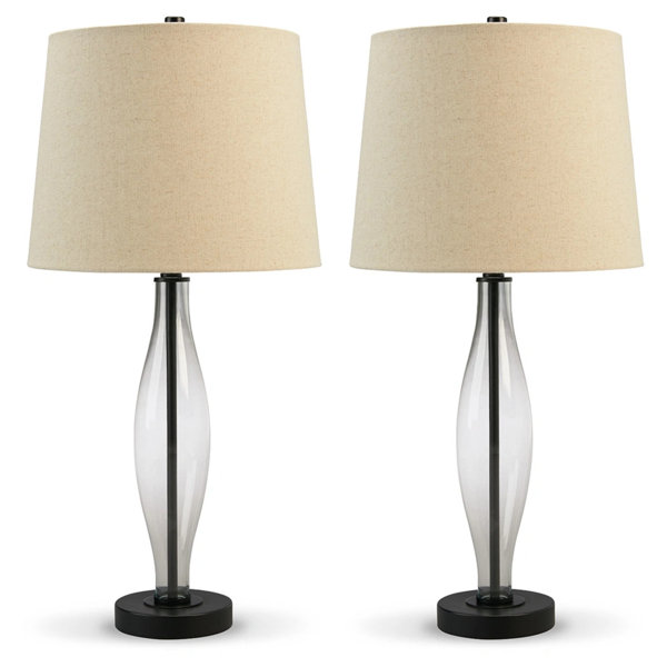 Orren Ellis Bartek Glass Table Lamp | Wayfair