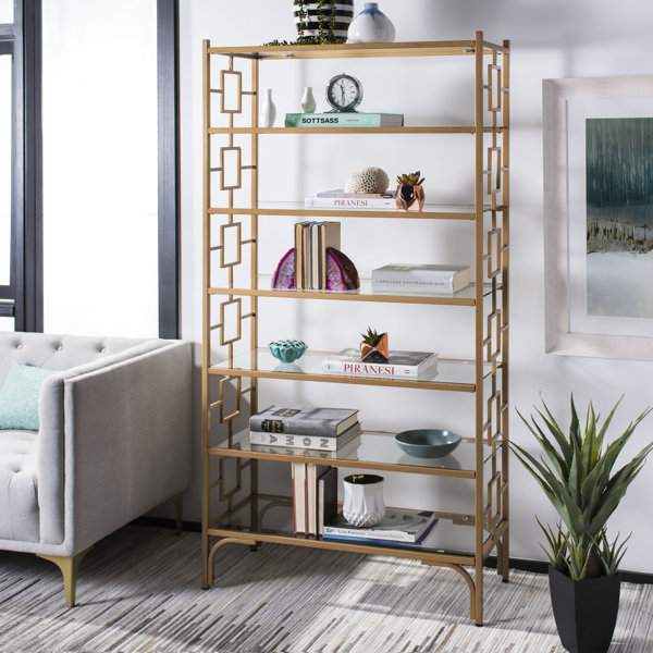 Bay Side Sliding Door Bookcase Wayfair