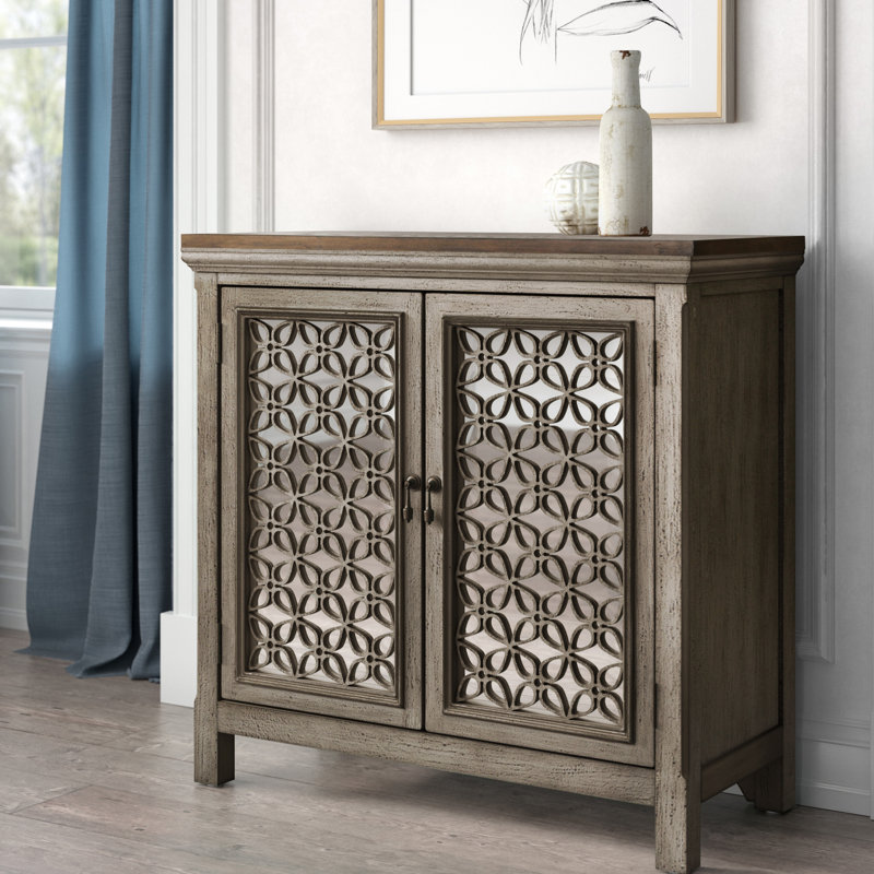 Kelly Clarkson Home Del 2 Door Mirrored Accent & Reviews Wayfair