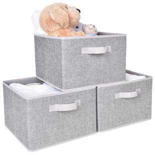 3 Piece Fabric Bin Set (Set of 3)