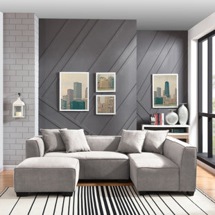 Go to store & view more images Antoine Carmean Modular Sectional with Ottoman by Langley Street