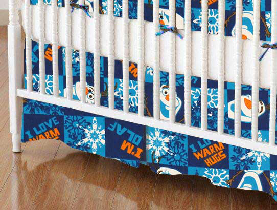 olaf crib sheets