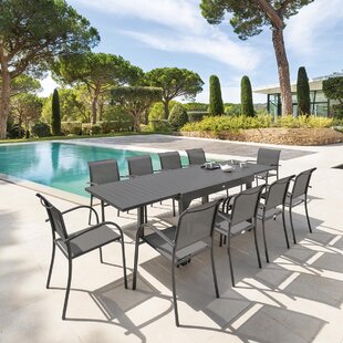 Antonioni 10 Seater Dining Set By Sol 72 Outdoor