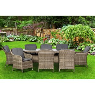Swindon 8 Seater Dining Set With Cushions By Sol 72 Outdoor