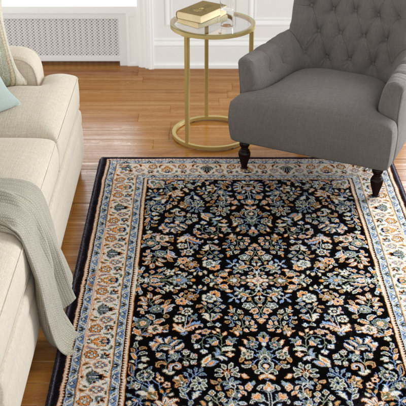 Charlton Home Ante Black Cream Area Rug Reviews Wayfair Charlton Home Ante Black Cream Area