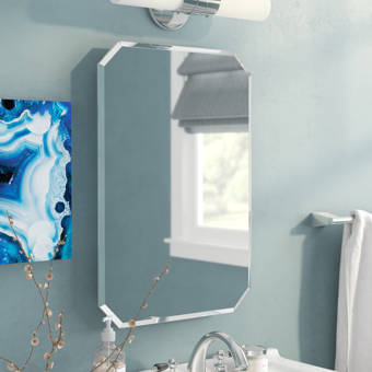 20 X 26 Recessed Or Surface Mount Framed Medicine Cabinet With 2 Adjustable Shelves Reviews Birch Lane