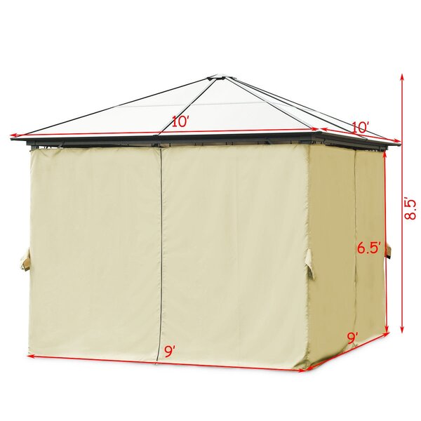 Setemi 8 Ft. W x 8 Ft. D Aluminum Party Tent Canopy | Wayfair
