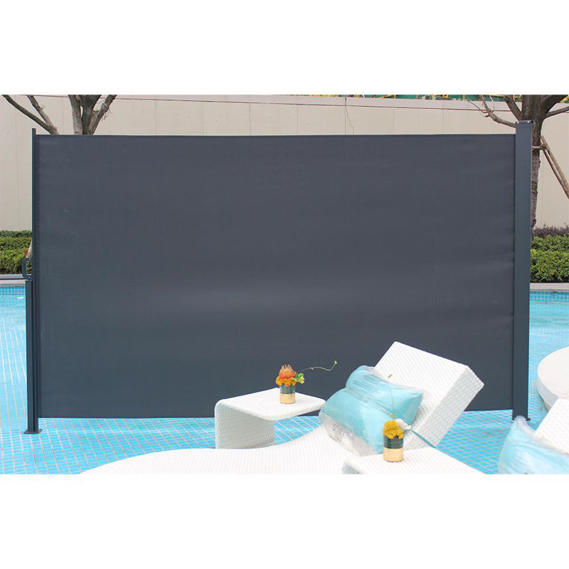 Ubesgoo 63 X 118 Patio Terrace Side Awning Dark Grey Wayfair Ca