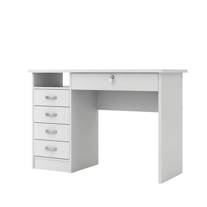 Jerika Rectangle 43'' L Computer Table Finish: White