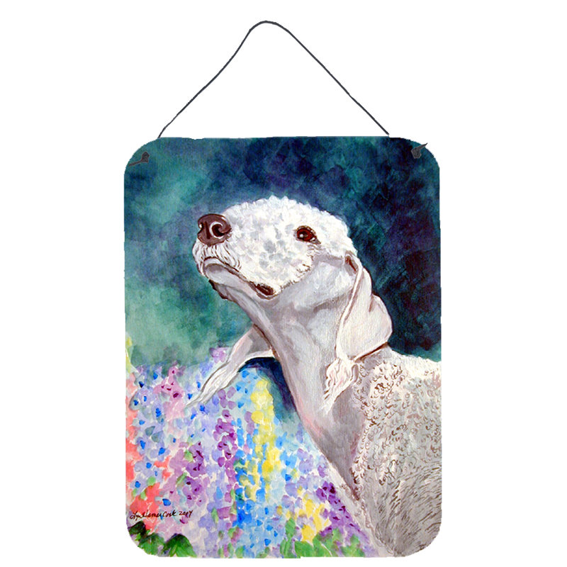Bedlington Terrier Wooden Sign Plaque Gift//Present Dog
