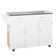 Garrettsville Kitchen Island with Stainless Steel Top ...