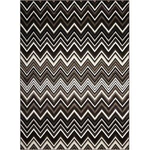 Olympias Gray/Black Area Rug