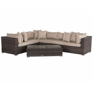 Tessa 6 Seater Rattan Sofa Set By Sol 72 Outdoor
