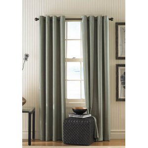 Damiansville Solid Semi-Sheer Grommet Single Curtain Panel
