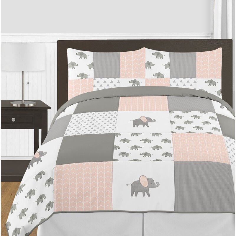 elephant comforter set amazon