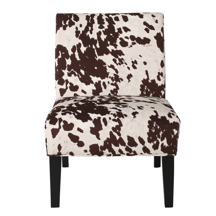 zebra print slipper chair