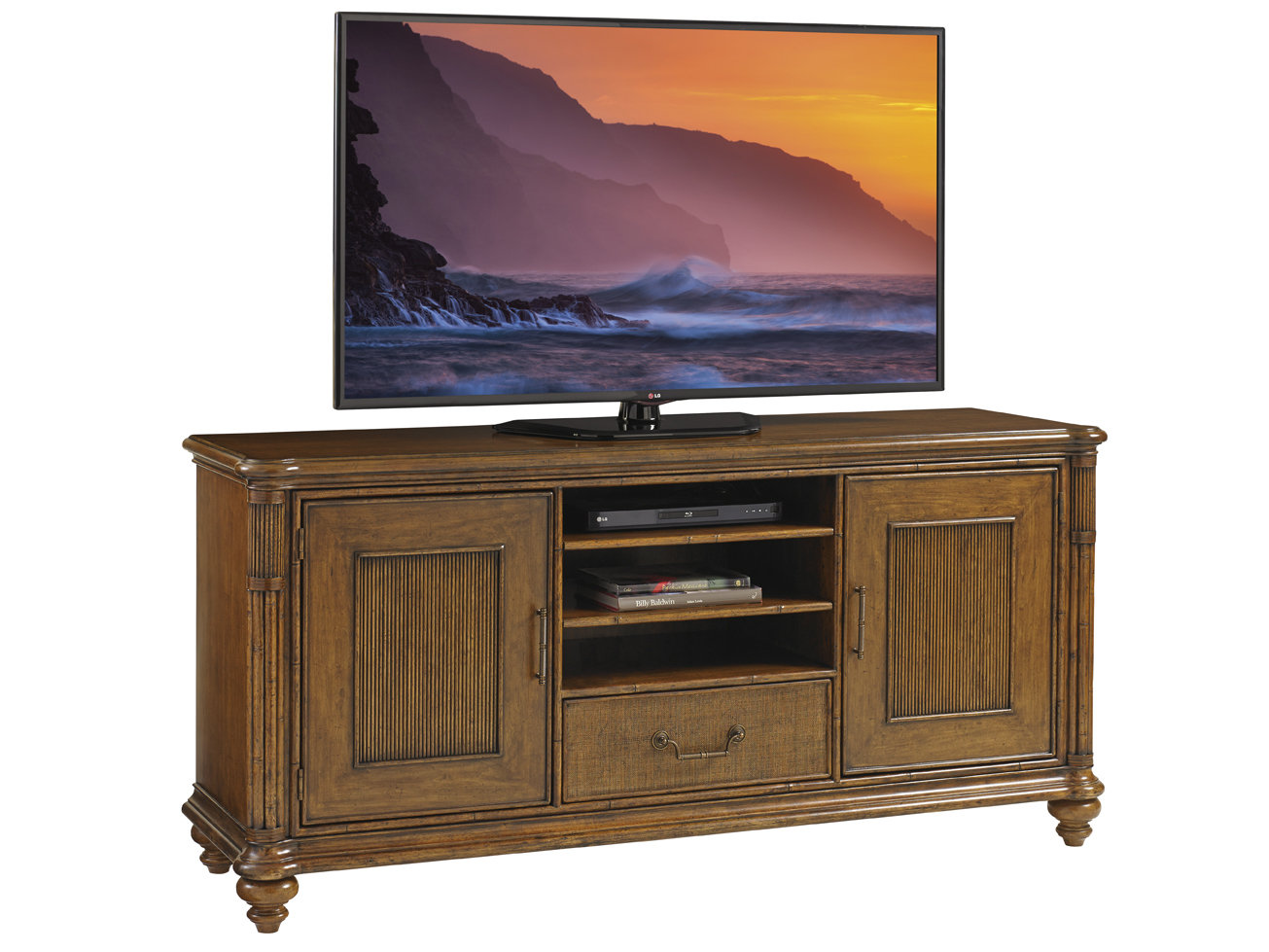 Tommy Bahama Home Bali Hai Solid Wood Tv Stand For Tvs Up To 78 Wayfair