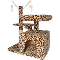 leopard print cat tree