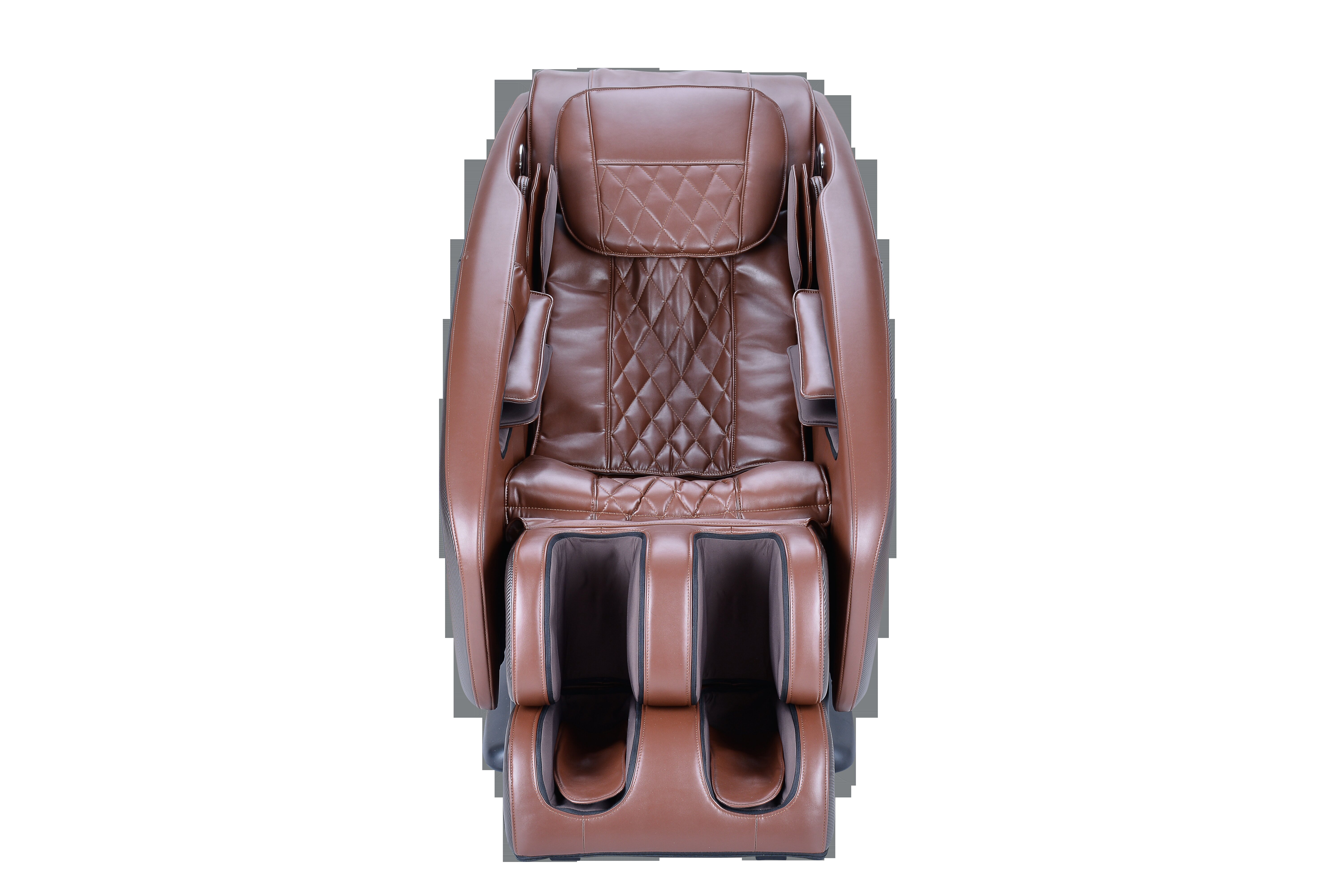 Homedics Genuine Leather Reclining Adjustable Width Heated Full