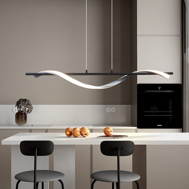 LED Hänge-Lampe Dimmbar Pendel-Leuchte Deckenlampe Design Küche Esszimmer Büro 
