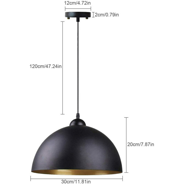 Corrigan Studio Girard 1 Light Single Dome Pendant Reviews Wayfair